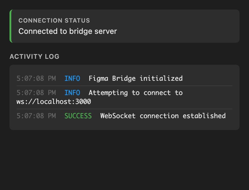 Figma Bridge — Lets an AI agent drive Figma directly, instead of exporting out of it.